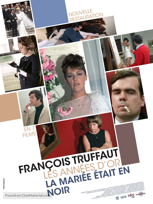 La mari&eacute;e &eacute;tait en noir - French Re-release movie poster