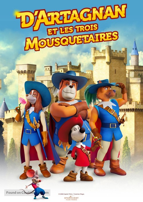 D&#039;Artac&aacute;n y los tres Mosqueperros - French Movie Poster