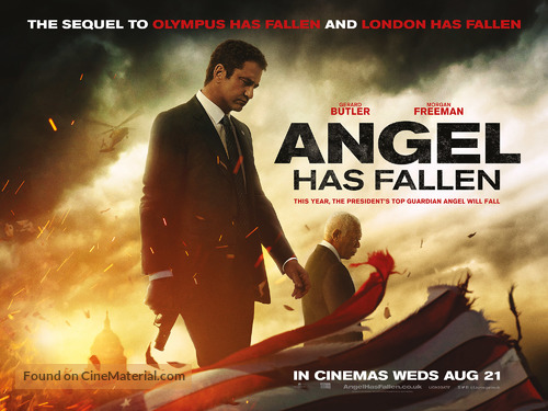 Angel Has Fallen - British Movie Poster