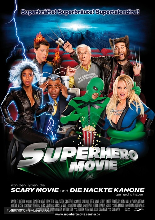 Superhero Movie - German Movie Poster