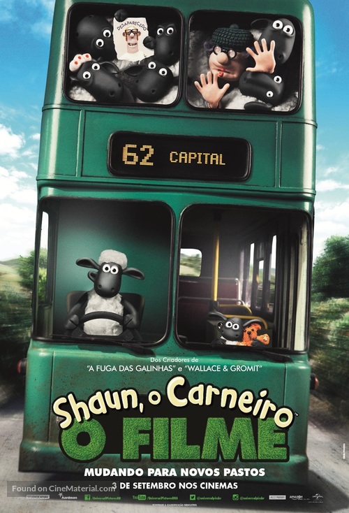 Shaun the Sheep - Brazilian Movie Poster