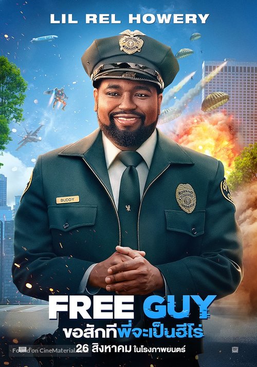 Free Guy - Thai Movie Poster