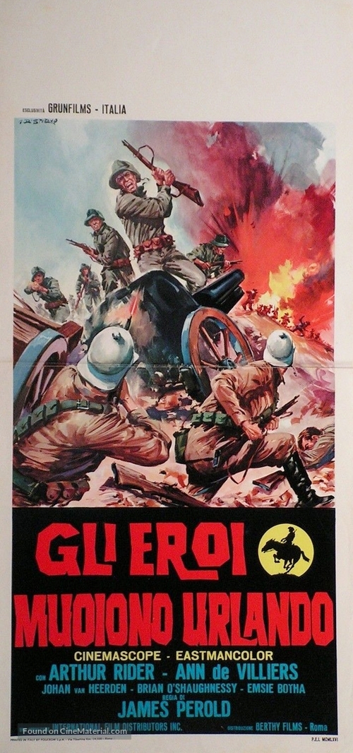 Die Ruiter in die Nag - Italian Movie Poster