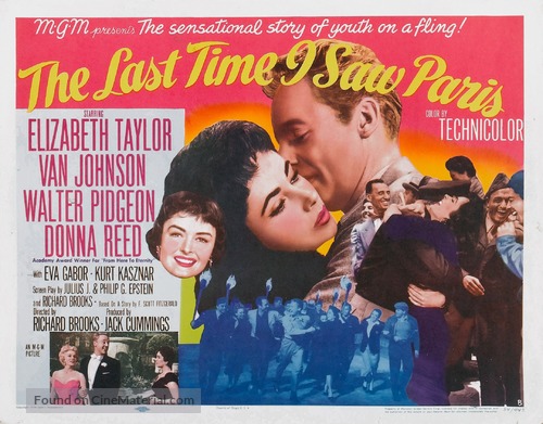 The Last Time I Saw Paris - Movie Poster
