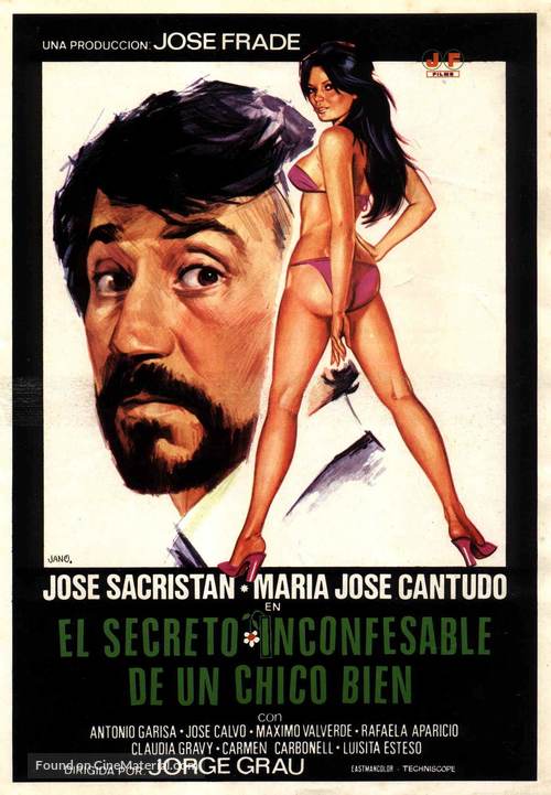 Secreto inconfesable de un chico bien, El - Spanish Movie Poster