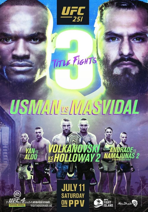 UFC 251: Usman vs. Masvidal - Movie Poster