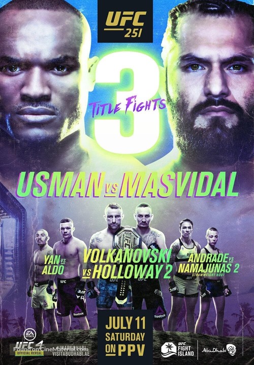 UFC 251: Usman vs. Masvidal - Movie Poster