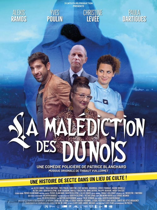 La Mal&eacute;diction des Dunois - French Movie Poster