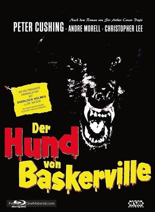 The Hound of the Baskervilles - Austrian Blu-Ray movie cover