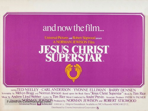 Jesus Christ Superstar - British Movie Poster
