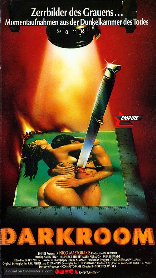 Darkroom - German VHS movie cover