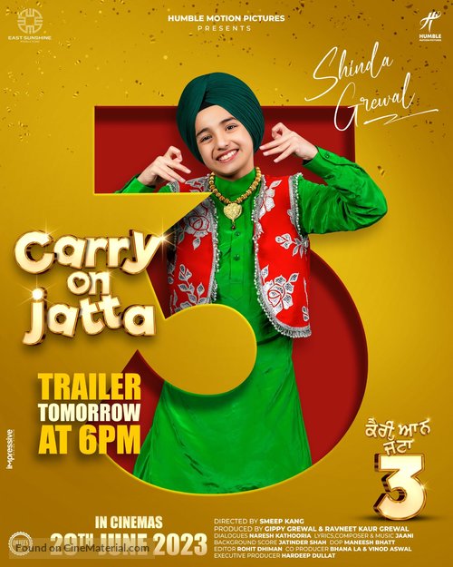 Carry on Jatta 3 - Indian Movie Poster