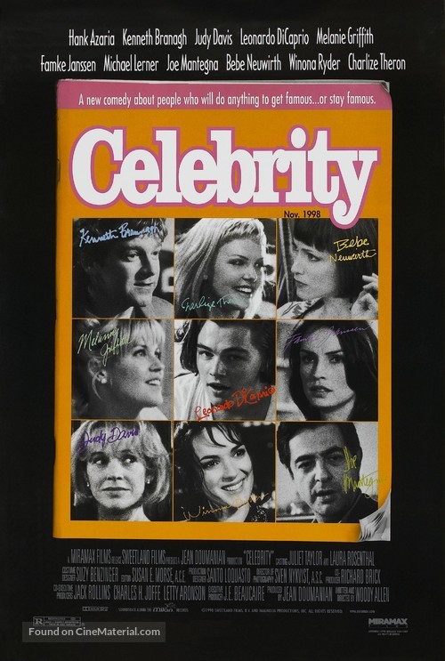 Celebrity - Theatrical movie poster