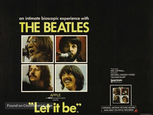 Let It Be - British Movie Poster