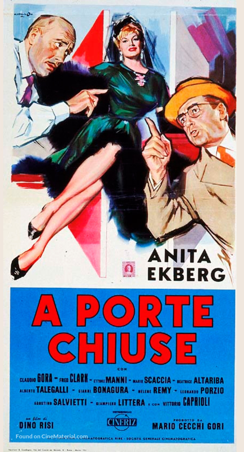 A porte chiuse - Italian Movie Poster