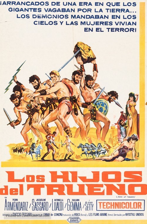 Arrivano i titani - Argentinian Movie Poster