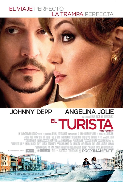 The Tourist - Mexican Movie Poster