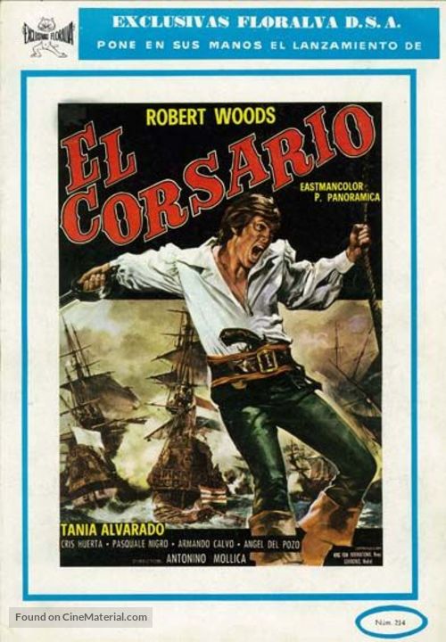 Il corsaro - Spanish poster