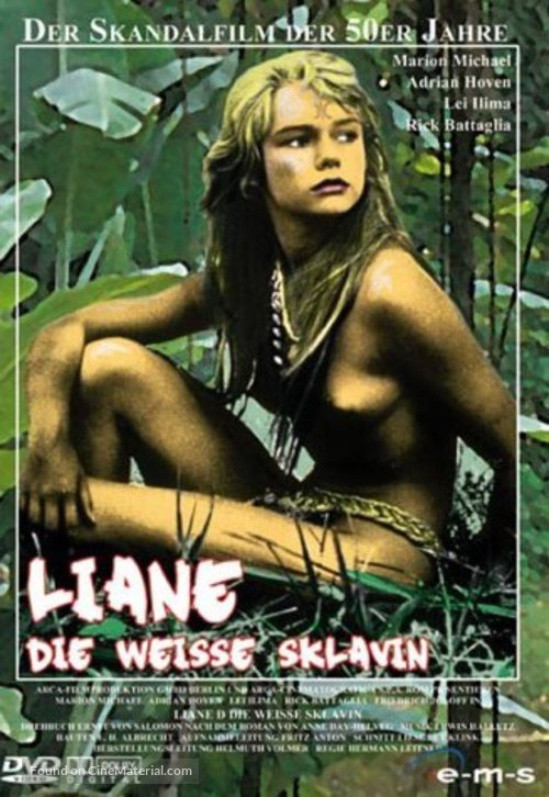 Liane, die wei&szlig;e Sklavin - German DVD movie cover