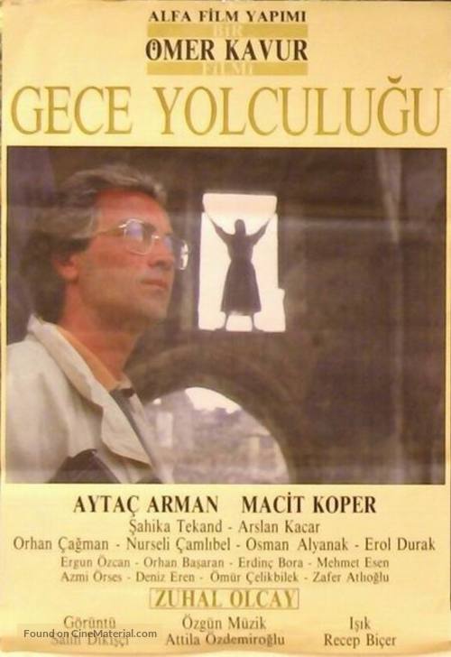 Gece yolculugu - Turkish Movie Poster