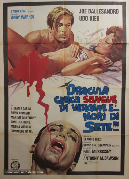 Blood for Dracula - Italian Movie Poster
