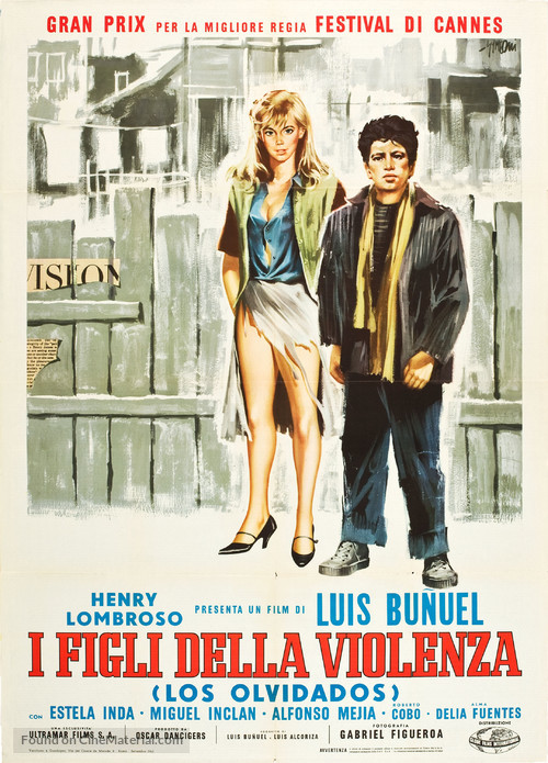 Los olvidados - Italian Movie Poster