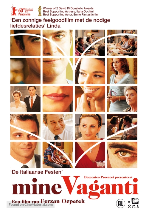 Mine vaganti - Dutch DVD movie cover