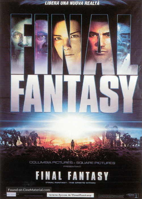 Final Fantasy: The Spirits Within - Italian Movie Poster