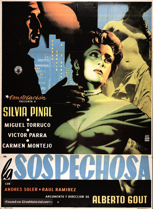 La sospechosa - Mexican Movie Poster