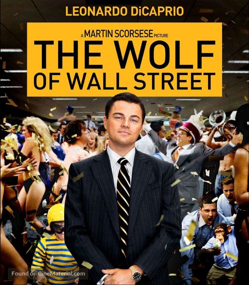 The Wolf of Wall Street - Blu-Ray movie cover