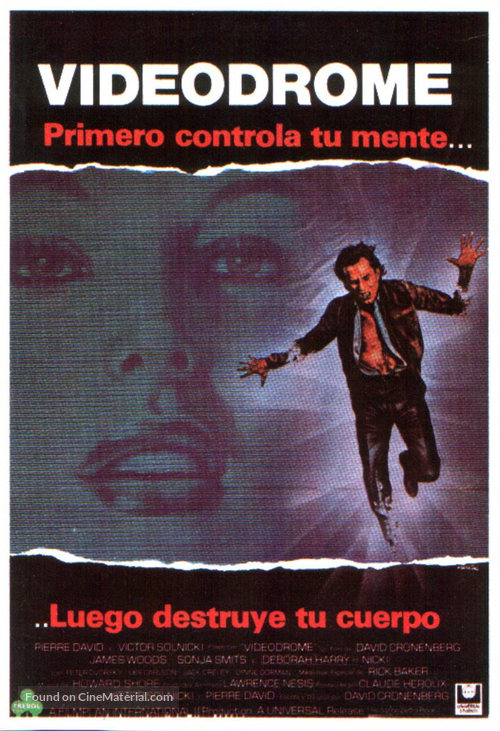 Videodrome - Spanish Movie Poster