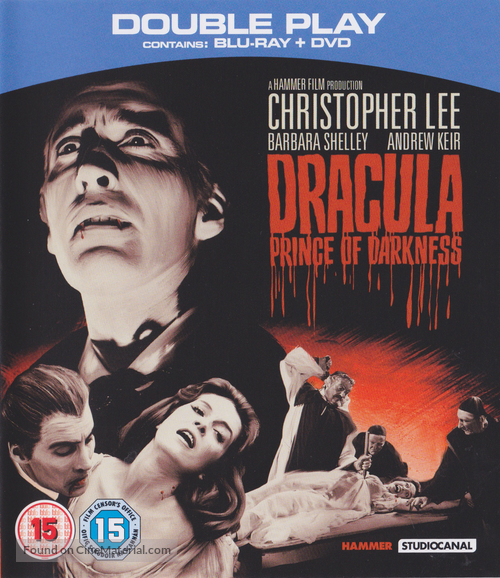 Dracula: Prince of Darkness - British Blu-Ray movie cover