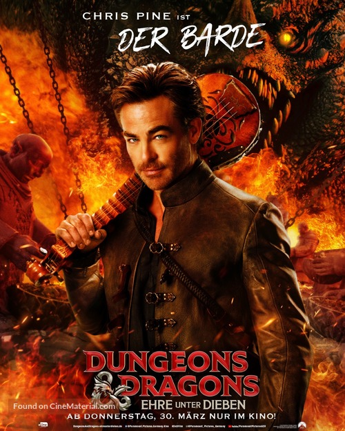 Dungeons &amp; Dragons: Honor Among Thieves - German Movie Poster