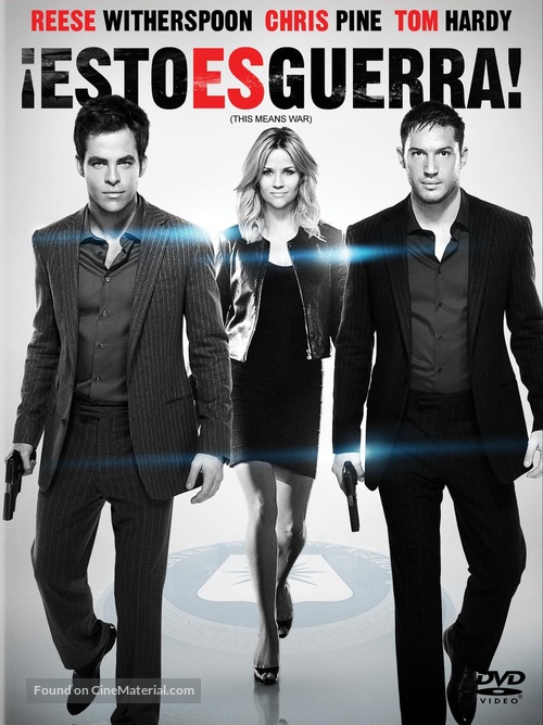This Means War - Argentinian DVD movie cover