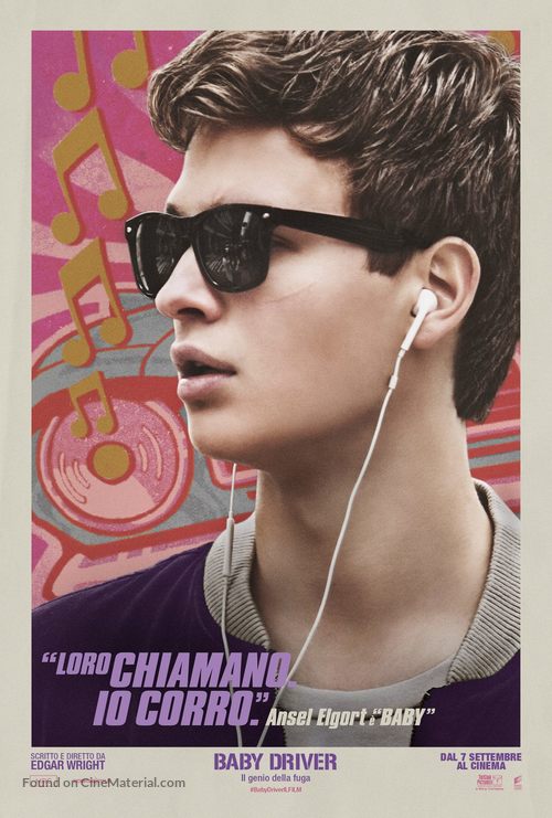 Baby Driver - Italian Movie Poster