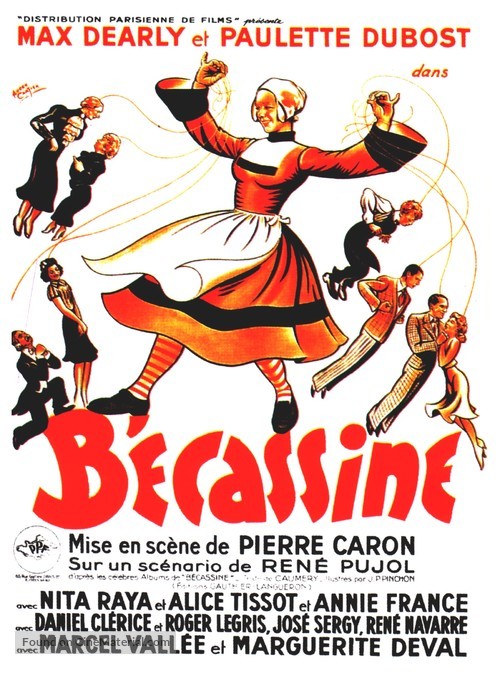 B&eacute;cassine - French Movie Poster