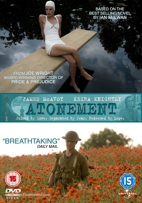 Atonement - British DVD movie cover