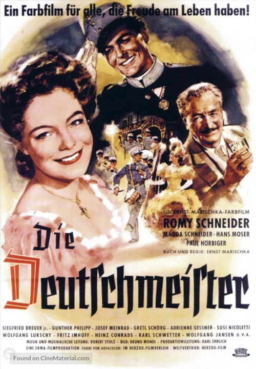 Deutschmeister, Die - German Movie Poster