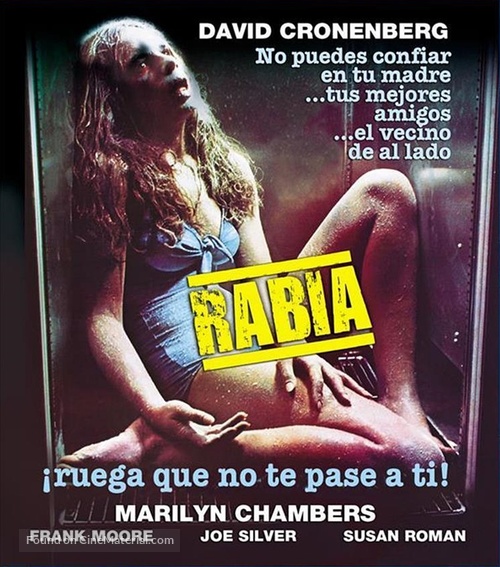 Rabid - Spanish Blu-Ray movie cover