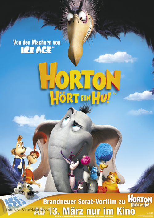 Horton Hears a Who! - German Movie Poster