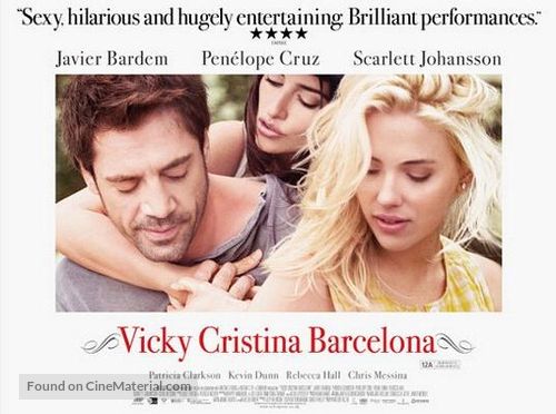 Vicky Cristina Barcelona - British Movie Poster
