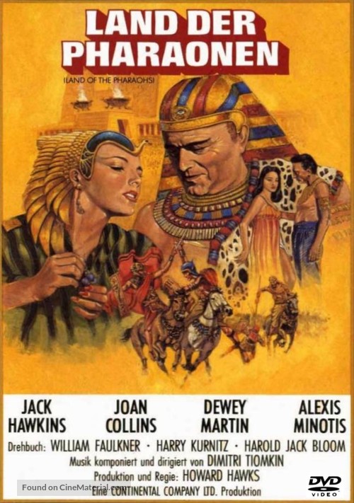 Land of the Pharaohs - German DVD movie cover