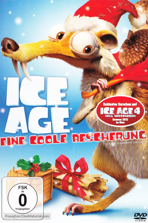 Ice Age: A Mammoth Christmas - German DVD movie cover