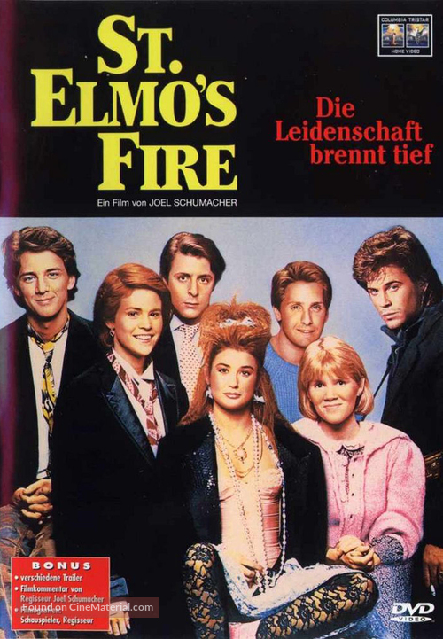 St. Elmo&#039;s Fire - German Movie Cover