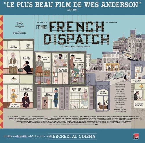 The French Dispatch - French Movie Poster
