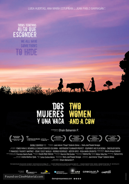 Dos Mujeres y una Vaca - Colombian Movie Poster