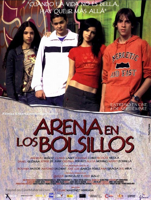Arena en los bolsillos - Spanish Movie Poster