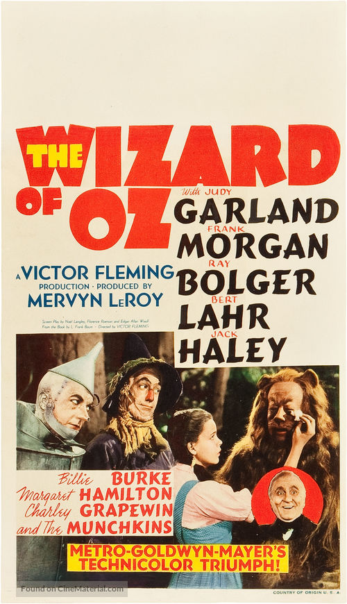 The Wizard of Oz - Theatrical movie poster