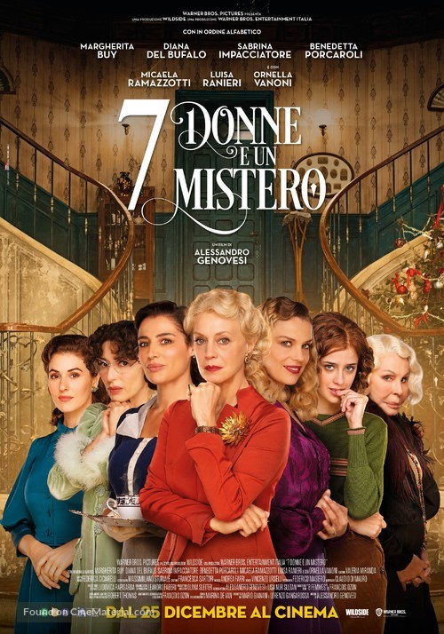 7 donne e un mistero - Italian Movie Poster