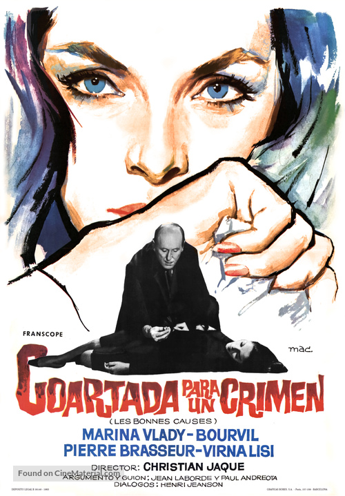 Les bonnes causes - Spanish Movie Poster